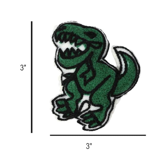 Grr Dinosaur Filled Patch Embellishment by Celebrate It™
